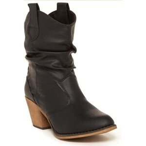 Charles Albert Women's Modern Western Sz 6 Black